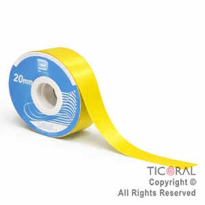 CINTA LISA 20 MM X 25 MTS AMARILLO